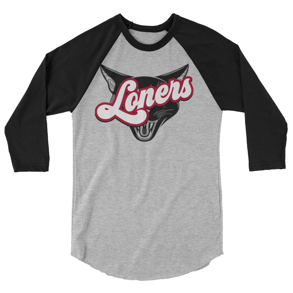 3/4 sleeve Loner's Baseball Tee