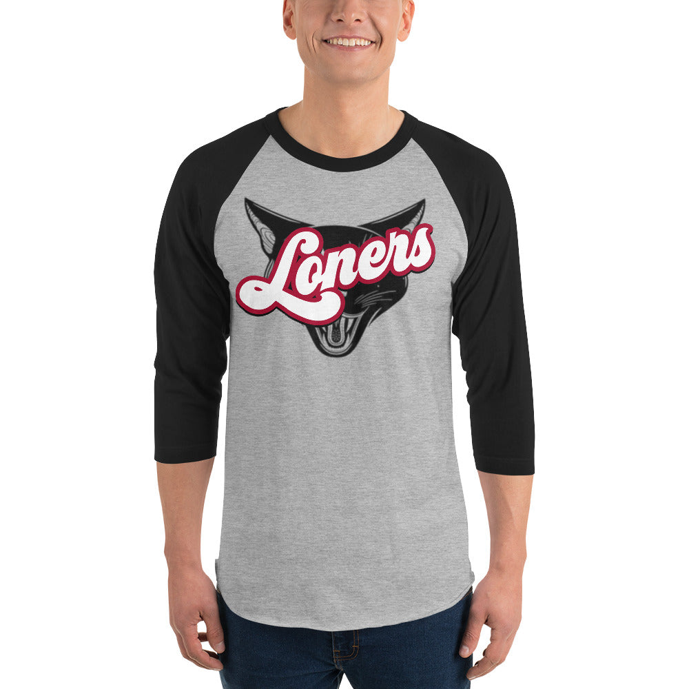 3/4 sleeve Loner's Baseball Tee