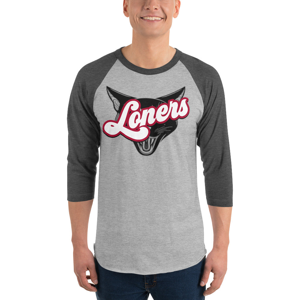 3/4 sleeve Loner's Baseball Tee